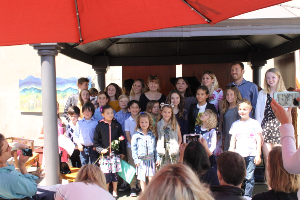 A group of students in the Cascade Method Piano Training Program at a recital