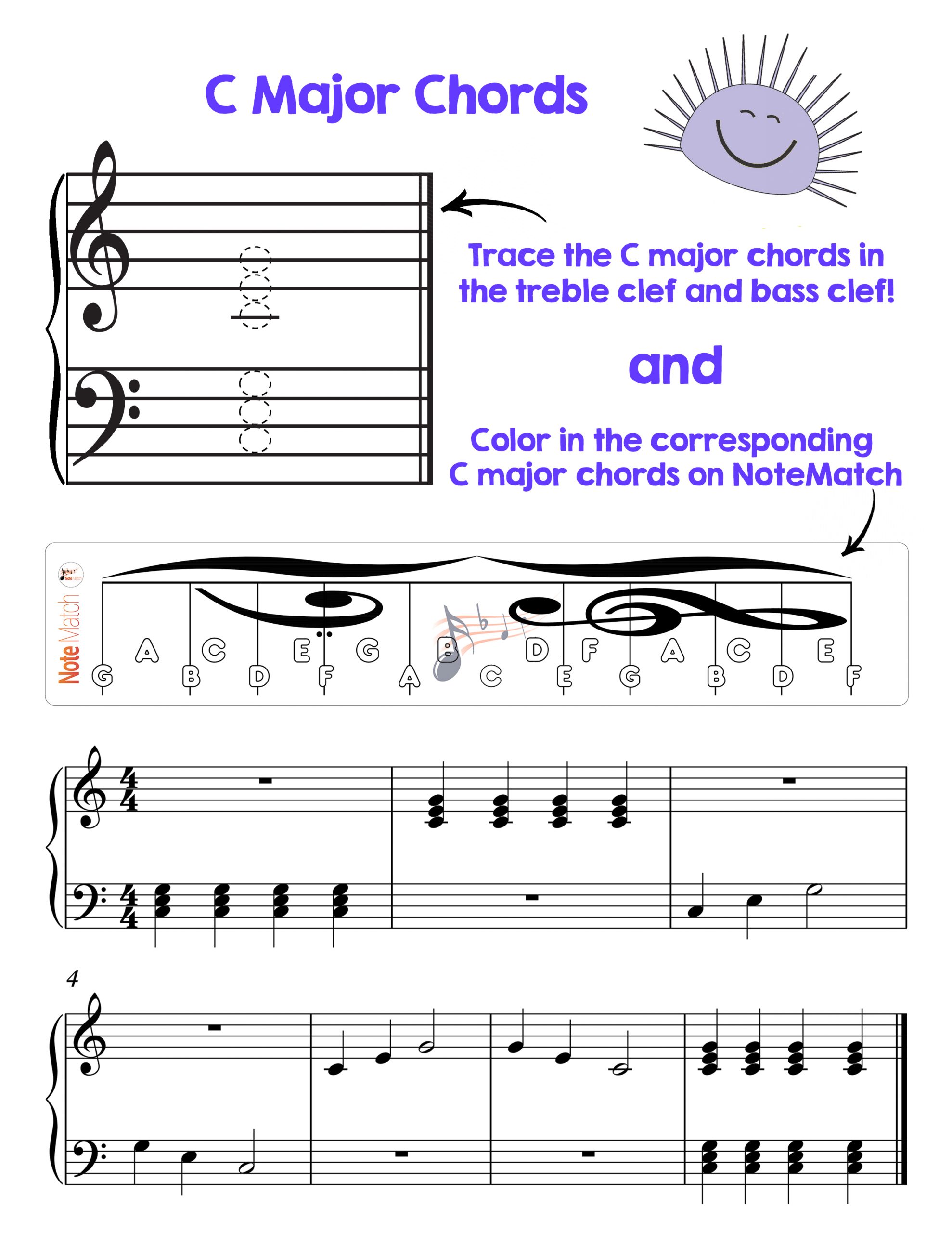 C Major Chords final page