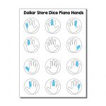 Dollar Store Dice Piano Hands