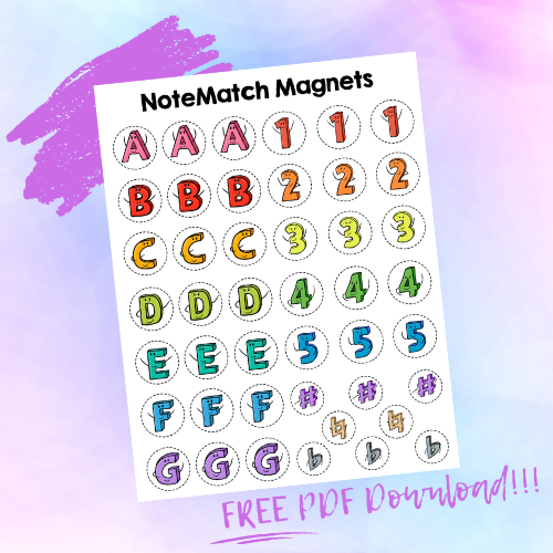 Notematch freebie