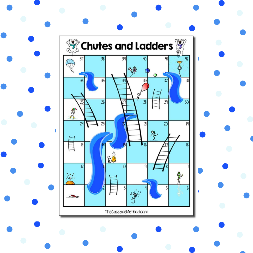 Chutes and Ladders piano board game