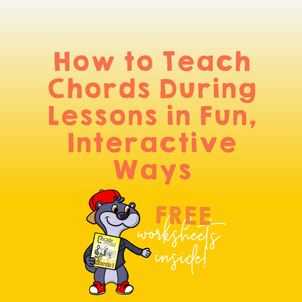How to teach chords during piano lessons
