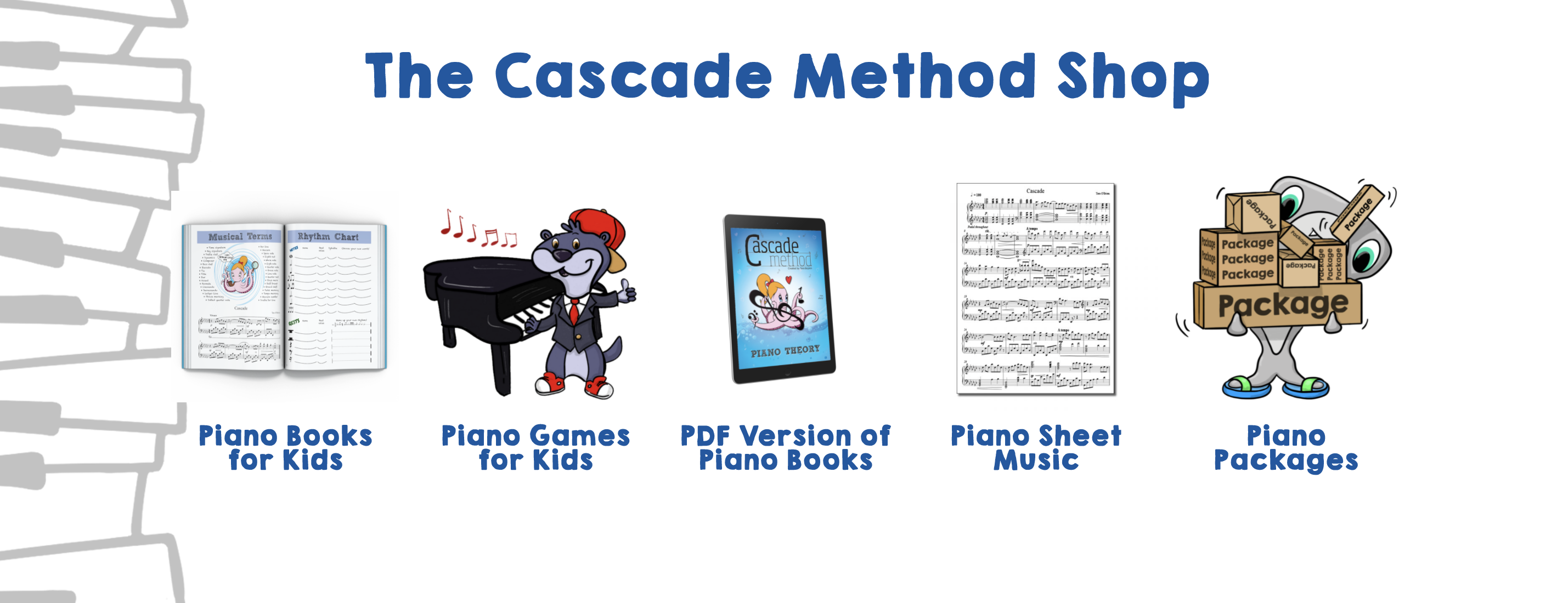 Cascade Method Online Piano Resources Store 