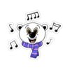 Peanut with Music Notes Sticker - Image 9