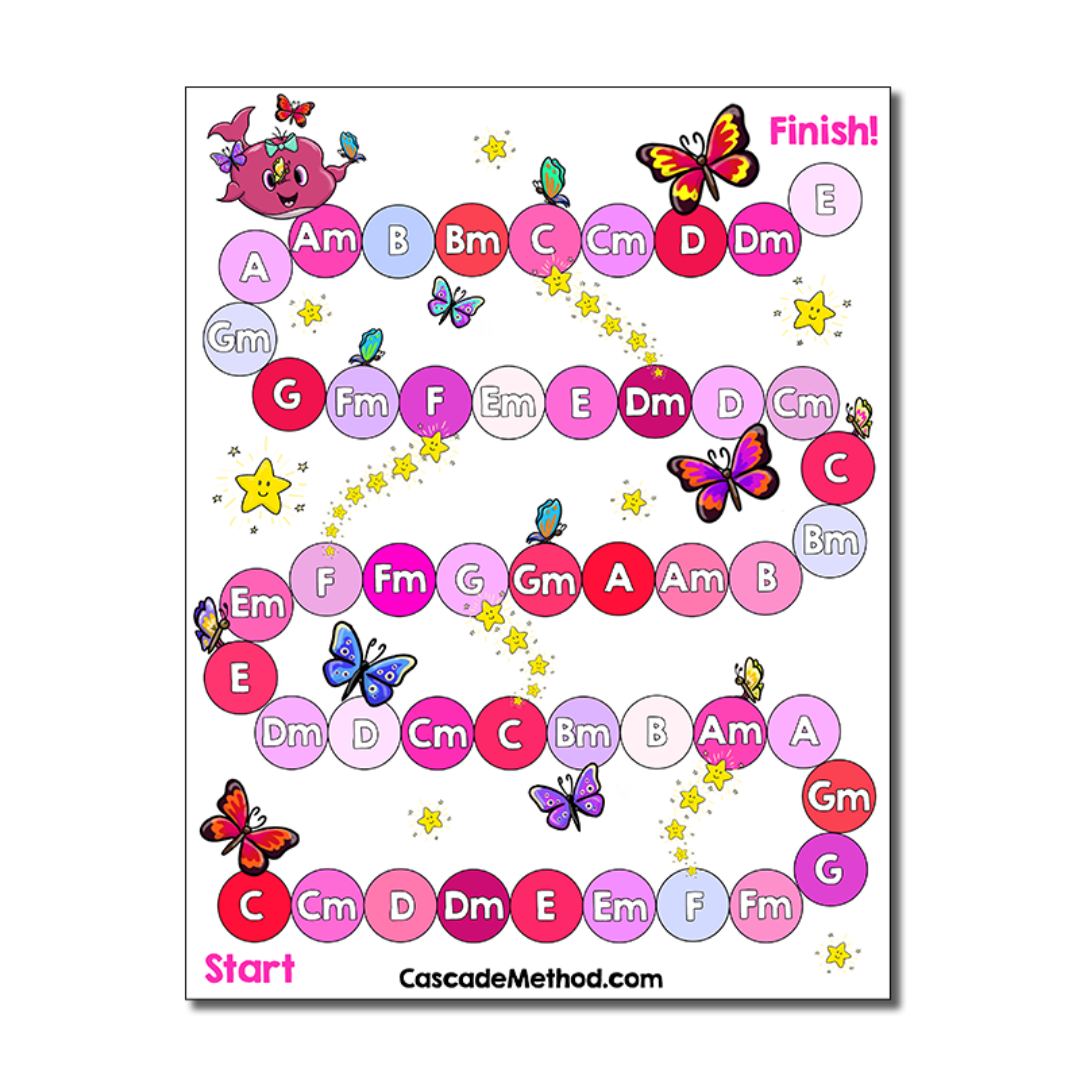 Chords with Minnie Winnie (Board Game and Flashcards)