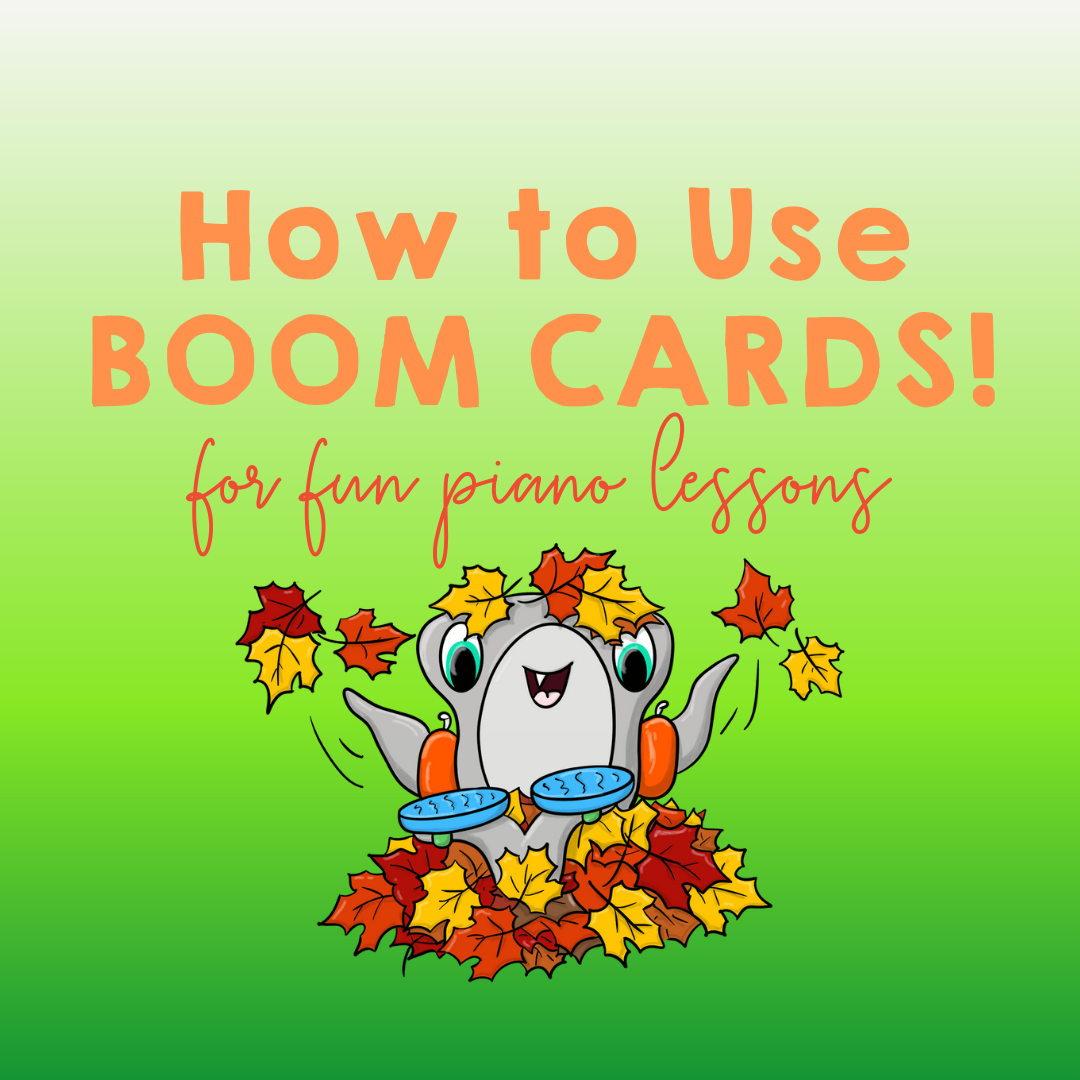Boom Cards for Piano Lessons