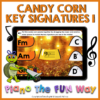 Candy Corn Flat Key Signatures 1 (Bass)
