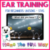 Beginner Ear Training Sports Ed (Unisons - 5th)