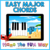 Building Easy Major Chords (Beach Theme; White Keys)