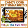 Candy Corn Flat Key Signatures Level 2 (Treble)