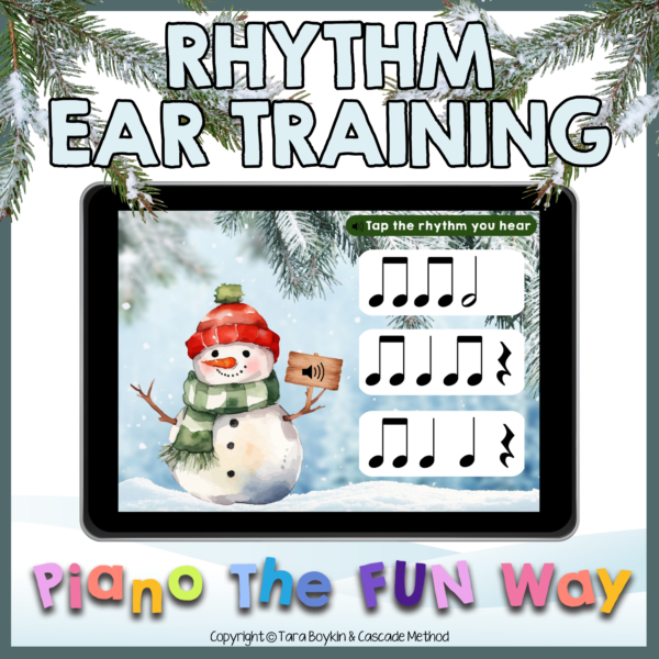 Rhythm Ear Training (Snowman / Winter Theme)