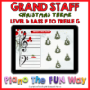 Grand Staff: Level 1- Bass F-Treble G (Christmas)
