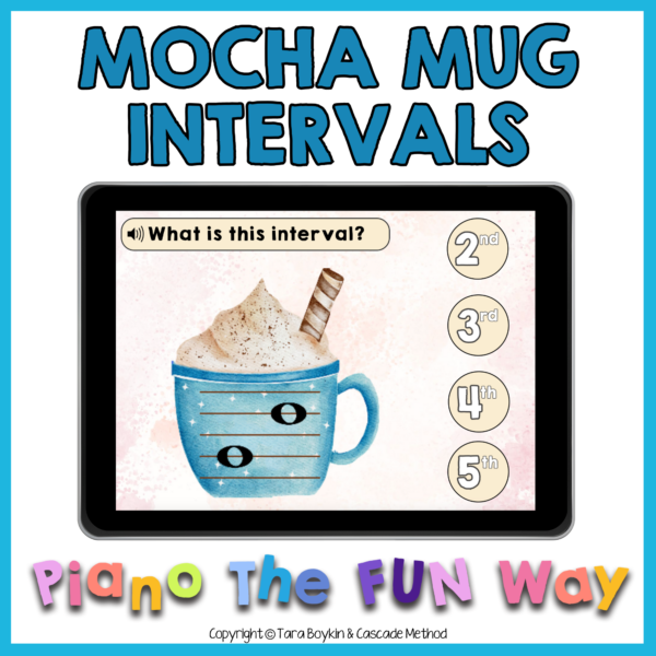 Mocha Mugs: Intervals Seconds to Fifths