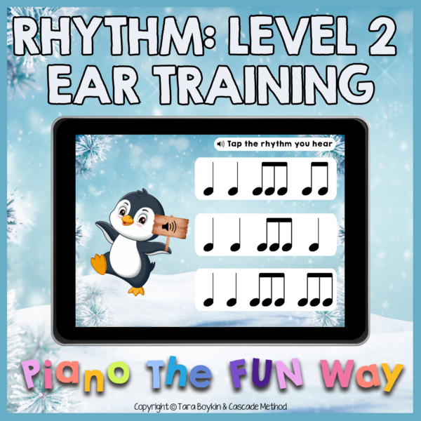 Rhythm Ear Training Level 2 (Penguin / Winter Theme)