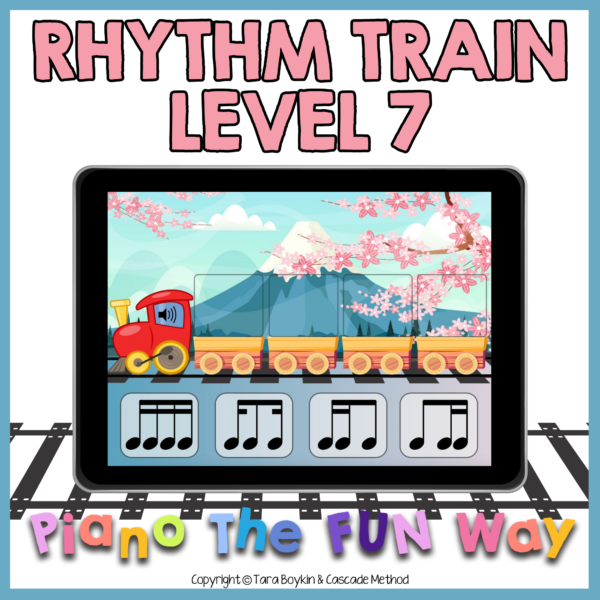 Rhythm Train Level 7 (Sixteenths, 4 variations)