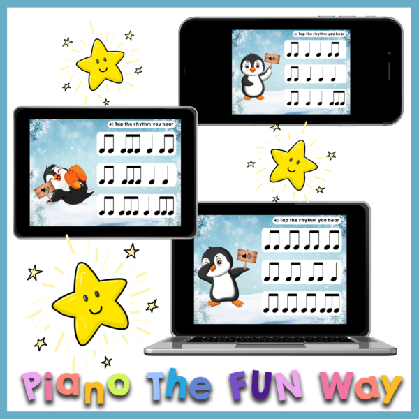 Rhythm Ear Training Level 2 (Penguin / Winter Theme) - Image 3