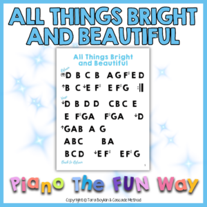 All Things Bright and Beautiful