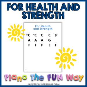 For Health and Strength
